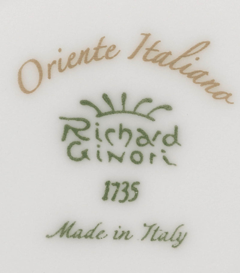 GINORI 1735 Oriente Italiano Rubrum coffee saucer 13.5cm, UK version