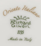 GINORI 1735 Oriente Italiano Rubrum coffee saucer 13.5cm, UK version