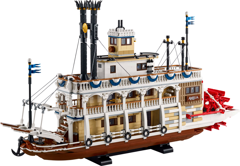 LEGO River Steamboat 4090 Piece Model, imported from the UK