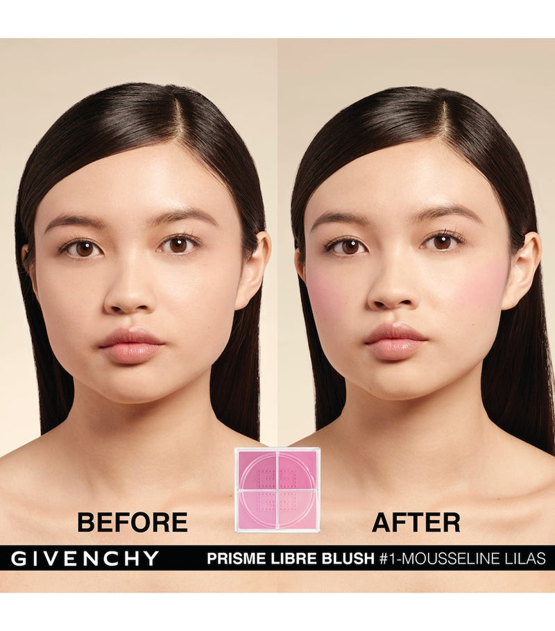 Givenchy Prisme Libre loose powder blush with four shades, imported from the UK