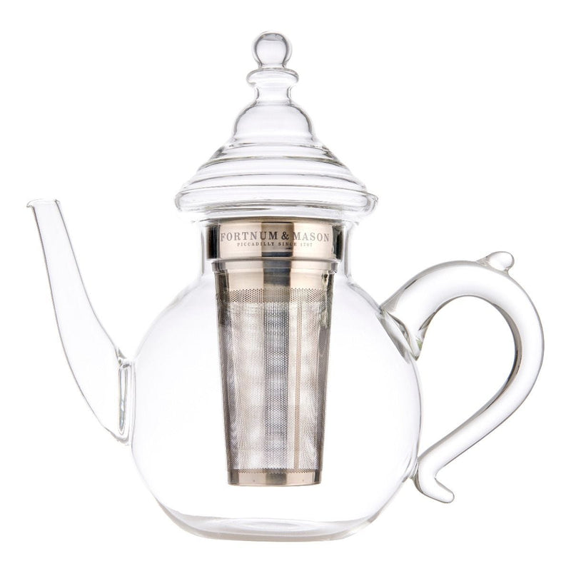 Fortnum's Oriental glass teapot 6 cup 1.8L, imported from the UK