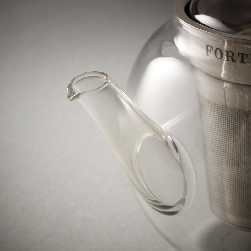 Fortnum's classic glass teapot with infuser 2 cup, UK version
