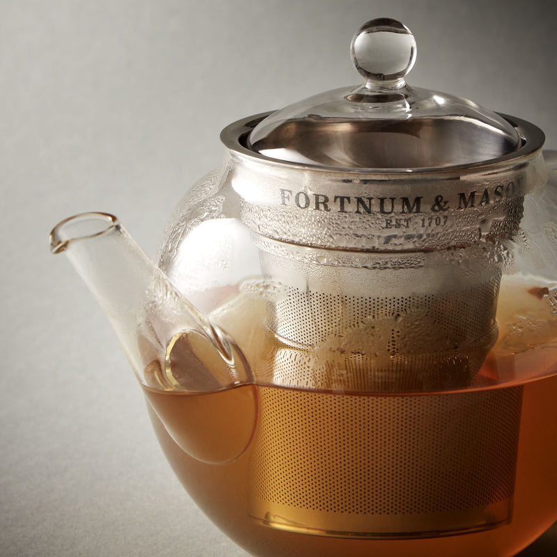 Fortnum's classic glass teapot with infuser 2 cup, UK version