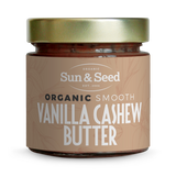 Holland & Barrett Sun & Seed Organic Smooth Vanilla Cashew Butter 200g- Buy online at McGrocer