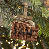 fortnum Fortnum's Mini Hamper Christmas Decoration 5cm x 10cm x 6cm- Buy online at McGrocer