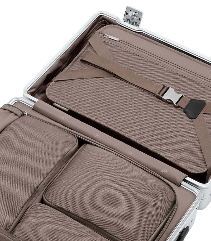 Carl Friedrik Carry-On Suitcase 56cm aluminium (British brand)