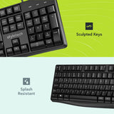 StyleTech K100 wired keyboard black (British brand)
