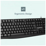 StyleTech K100 wired keyboard black (British brand)
