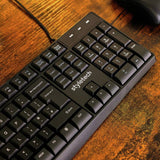 StyleTech K100 wired keyboard black (British brand)