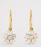 Jennifer Meyer large yellow gold and diamond Edith earrings - British product