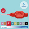TePe Interdental Brush 0.5mm ISO Size 2 (British brand)