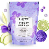 Superdrug I Love Violet Dreams Bath Salts 500g- Buy online at McGrocer