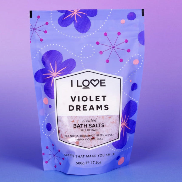 I Love Violet Dreams bath salts 500g, UK version