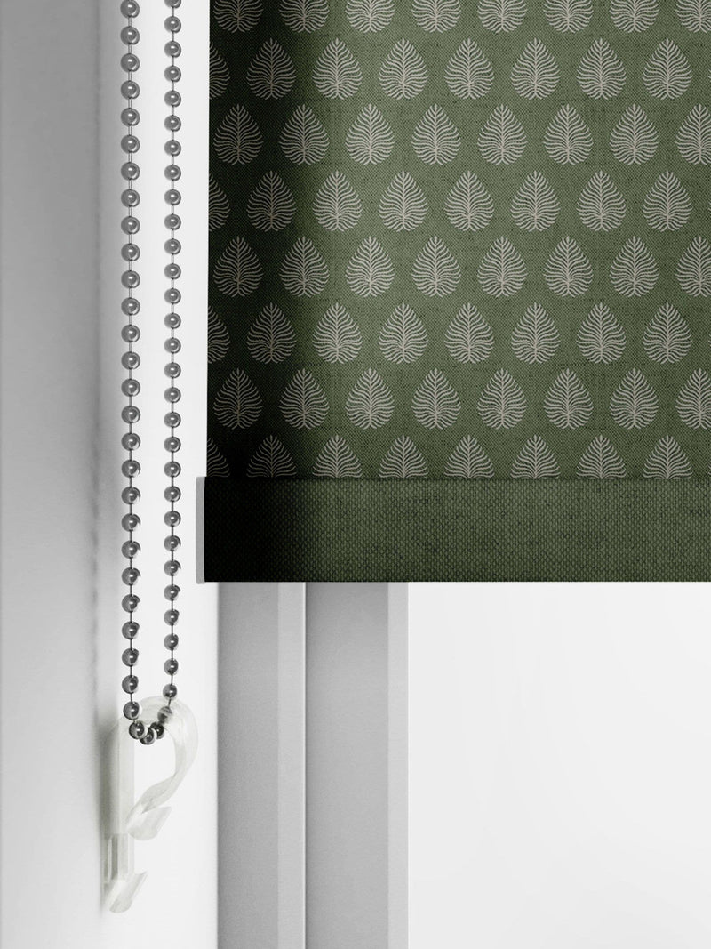Emily Bond Sage Jaipur roller blinds (British brand)