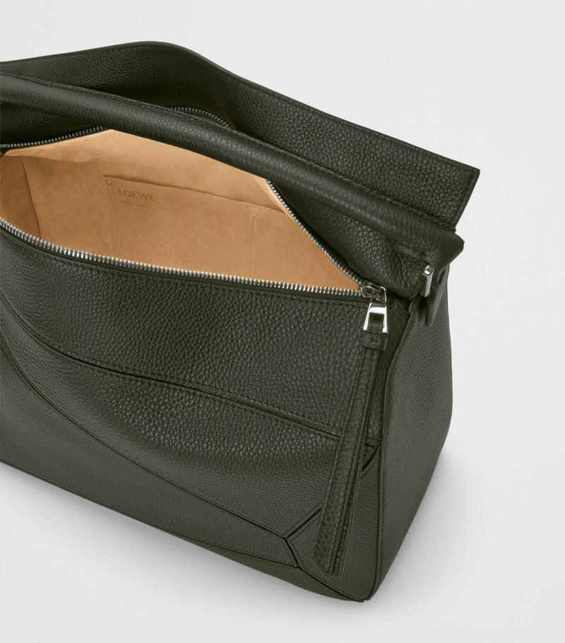LOEWE Puzzle large leather top-handle bag, UK version