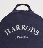 Harrods cotton embroidered emblem backpack - UK version