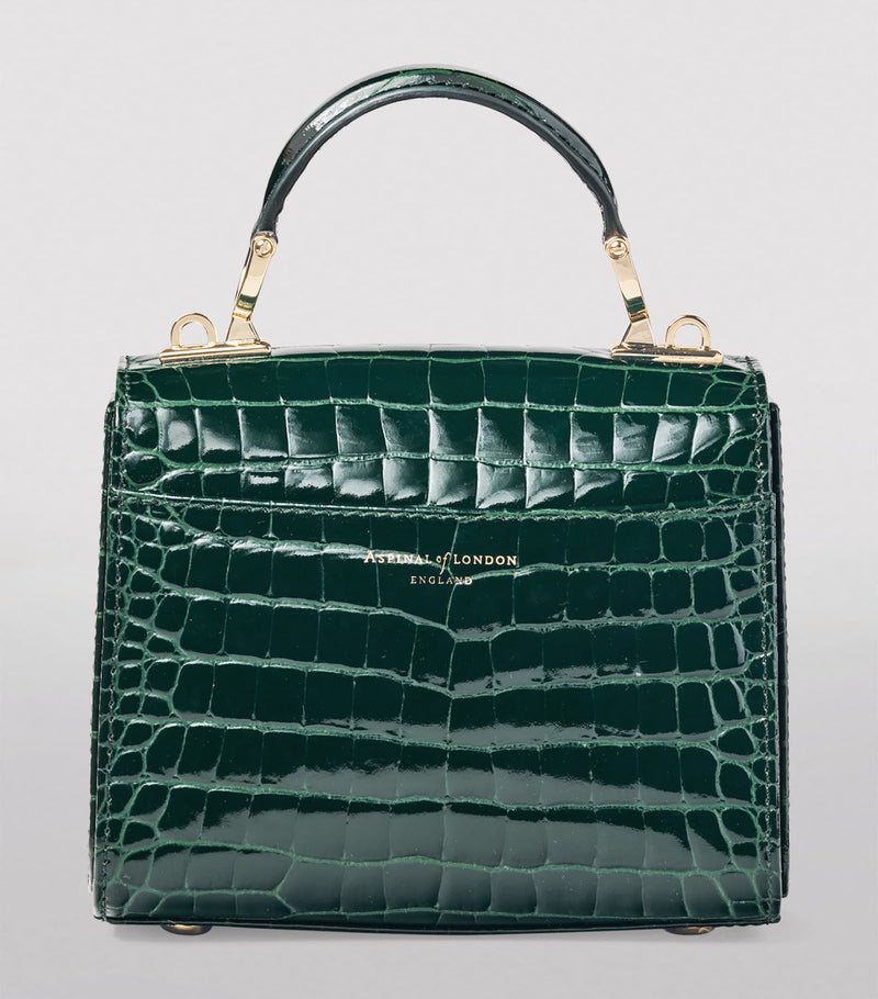 Aspinal of London Mini Mayfair top-handle bag, imported from the UK