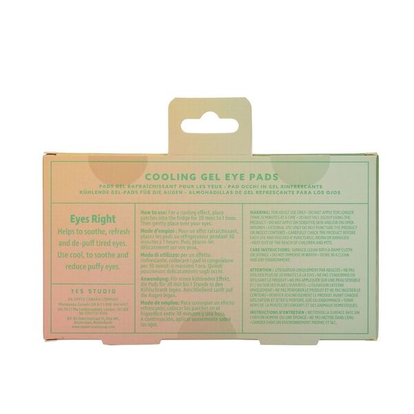 Yes Studio Watermelon Cooling Gel Eye Pads (British brand)