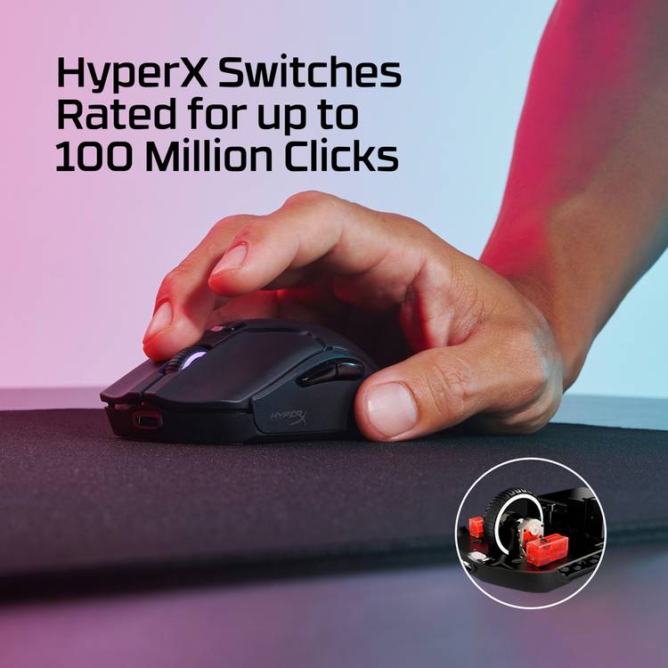 HyperX Pulsefire Haste 2 Mini wireless gaming mouse (British brand)