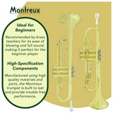 Montreux student Bb trumpet with case - British product