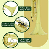 Montreux student Bb trumpet with case - British product