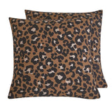 Argos Home leopard print cushion covers 43x43cm, imported from the UK