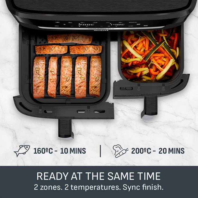 Tefal Easy Fry Dual XXL air fryer 11L, UK version