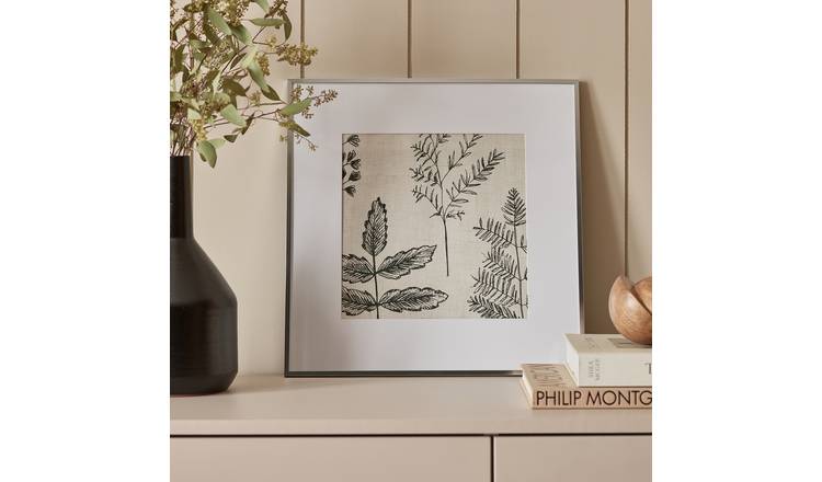Habitat silver aluminium picture frame 40x40cm, UK version