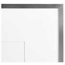 Habitat silver aluminium picture frame 40x40cm, UK version