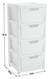 Argos Home rattan storage tower white 80L - British product