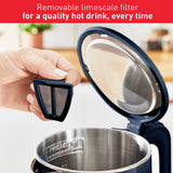 Tefal Sense Kettle navy blue 1.5l, UK version
