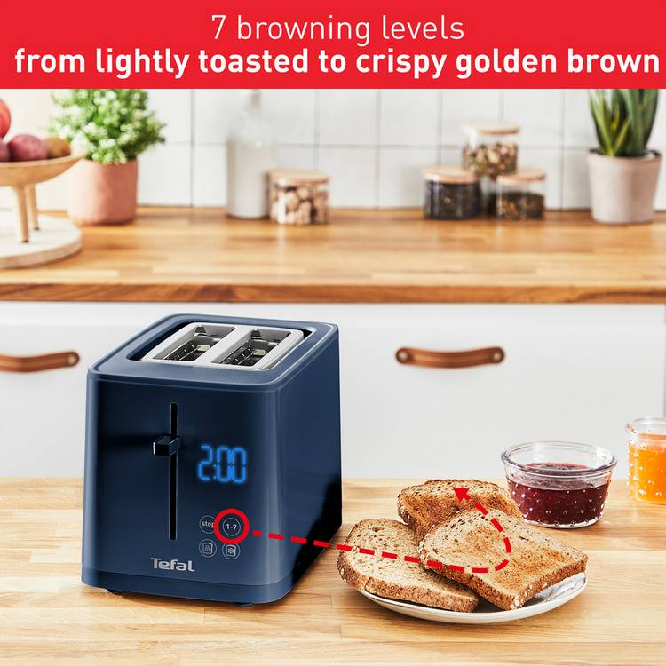 Tefal 2 slice toaster navy - British product