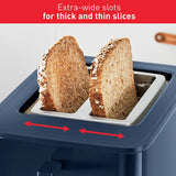 Tefal 2 slice toaster navy - British product