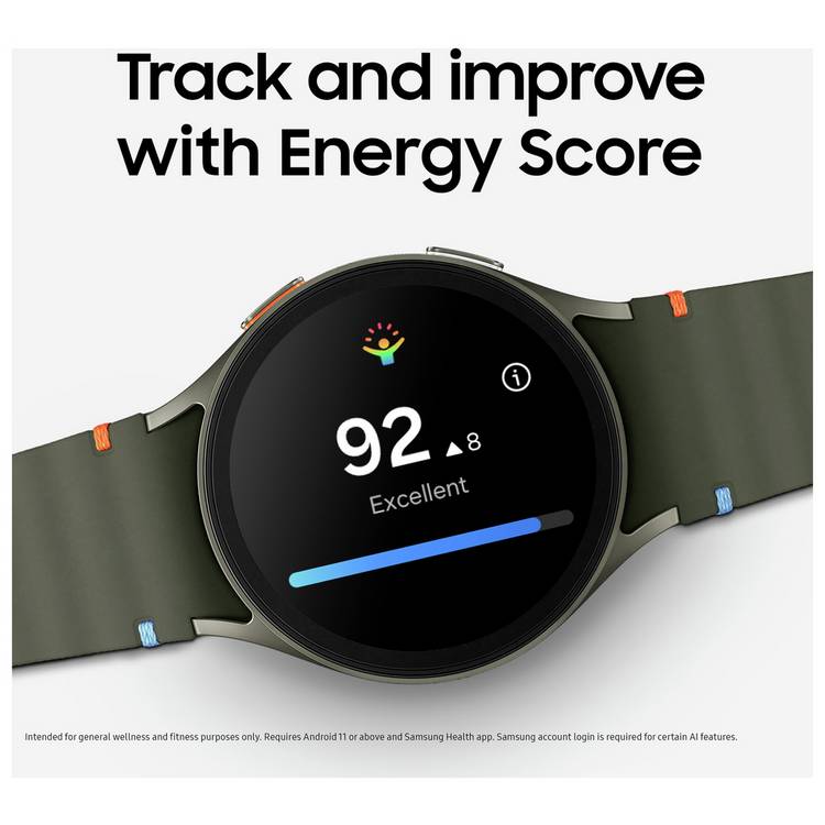 Samsung Galaxy Watch7 40mm green smart watch, imported from the UK
