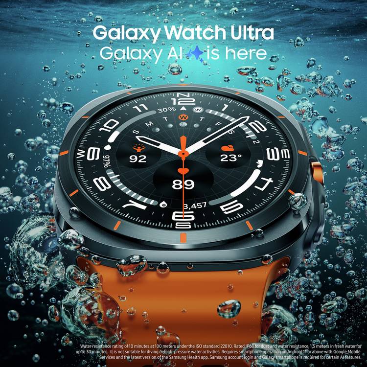 Samsung Galaxy Watch Ultra smartwatch White 47mm, UK version