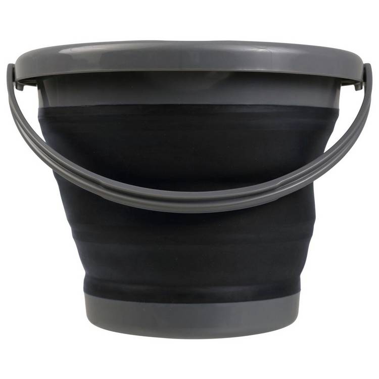 Regatta foldable bucket 5L Ebony Grey (British brand)