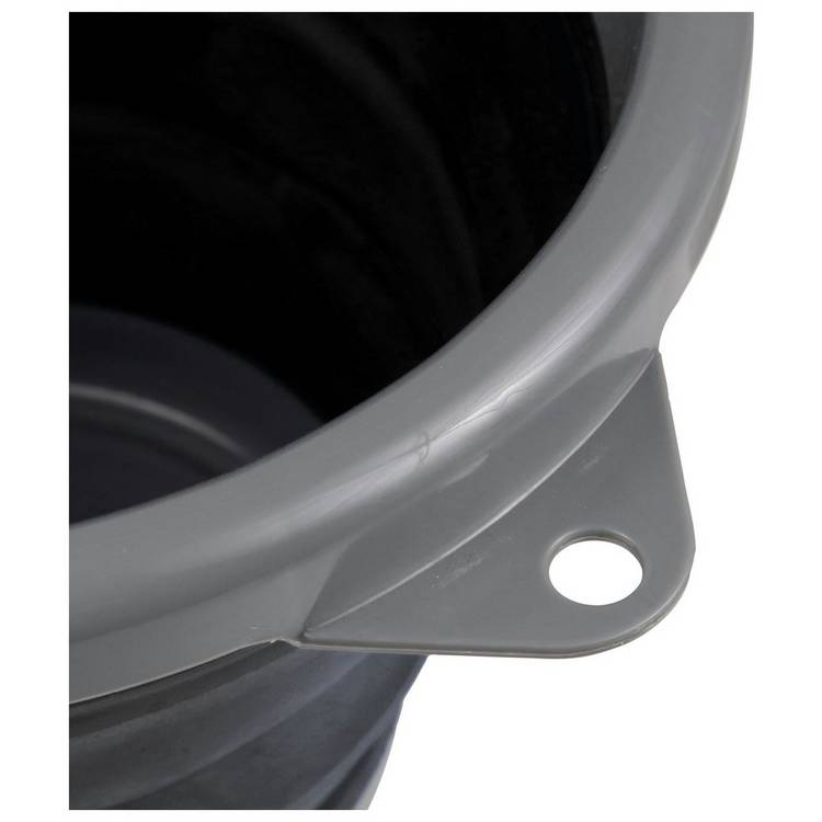 Regatta foldable bucket 5L Ebony Grey (British brand)