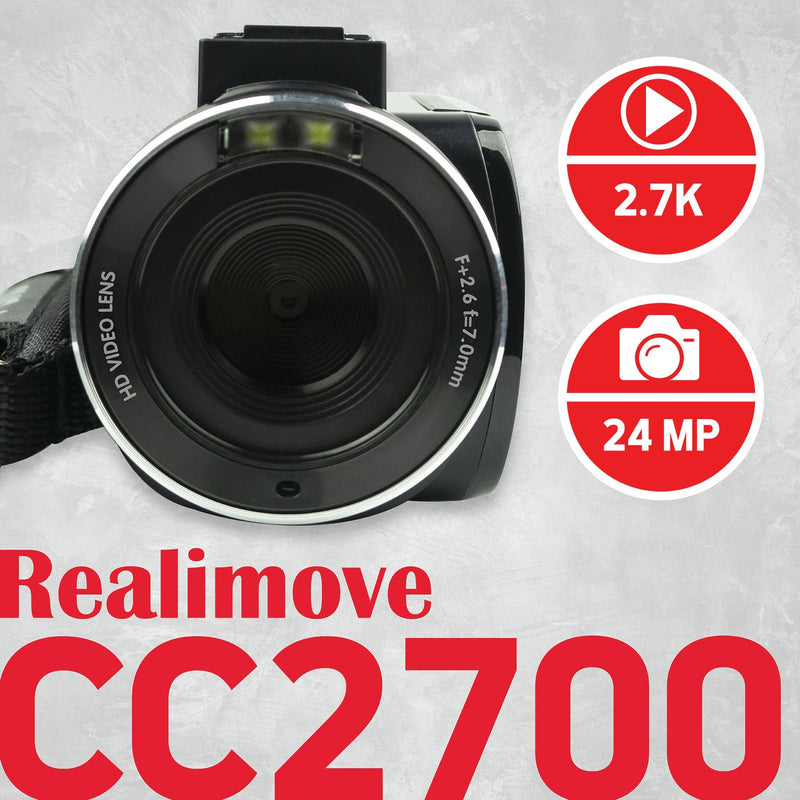 AGFAPHOTO CC2700 HD Camcorder Black - British product