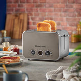 Russell Hobbs Luna 2 Slice Toaster Titanium - British product