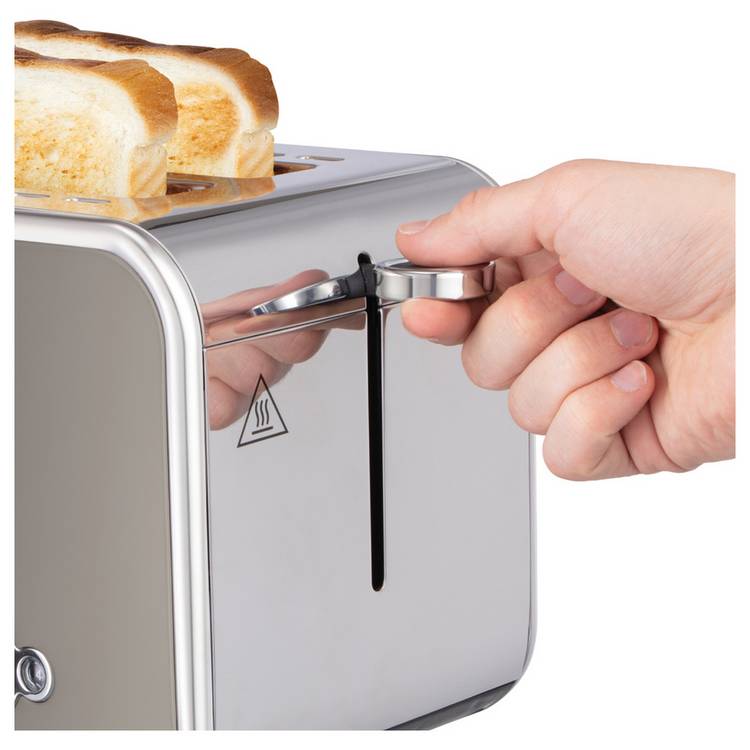 Russell Hobbs Luna 2 Slice Toaster Titanium - British product