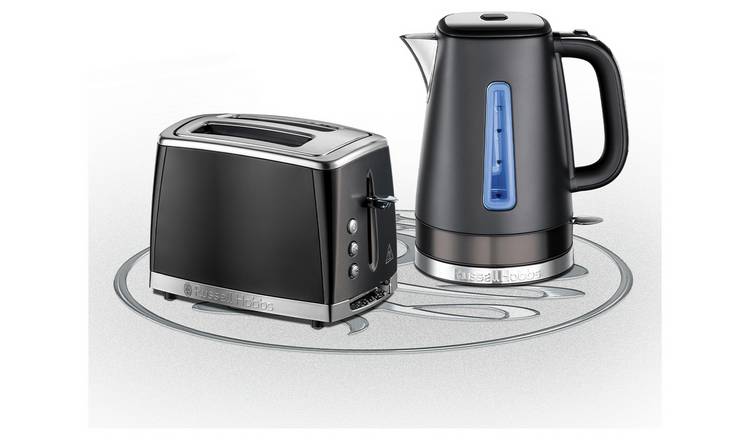 Russell Hobbs Luna 2 slice toaster matte black - British product