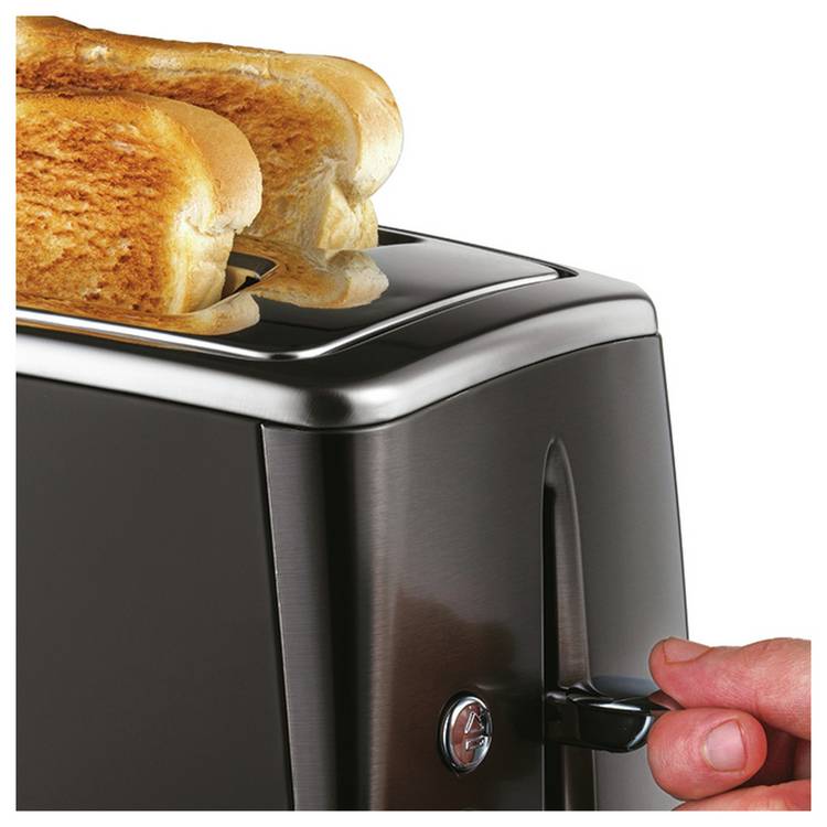 Russell Hobbs Luna 2 slice toaster matte black - British product