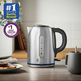 Russell Hobbs Buckingham stainless steel kettle 1.7L, imported from the UK