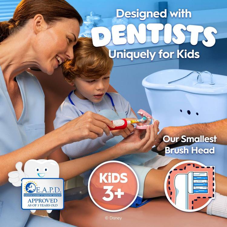 Oral-B kids toothbrush heads Lion King 4 pack, UK version