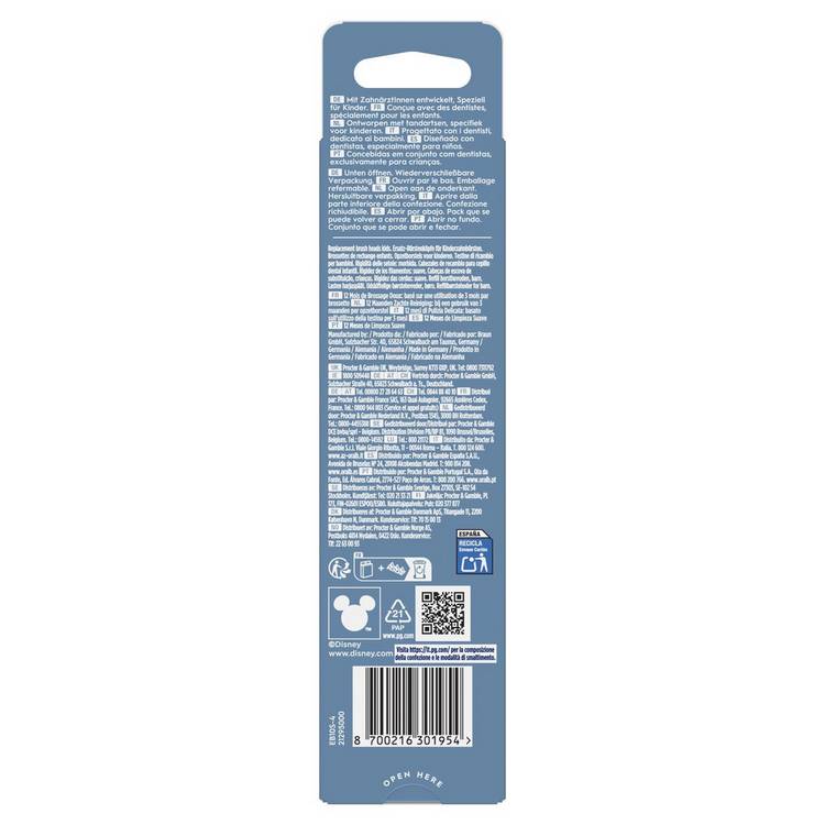 Oral-B kids toothbrush heads Lion King 4 pack, UK version