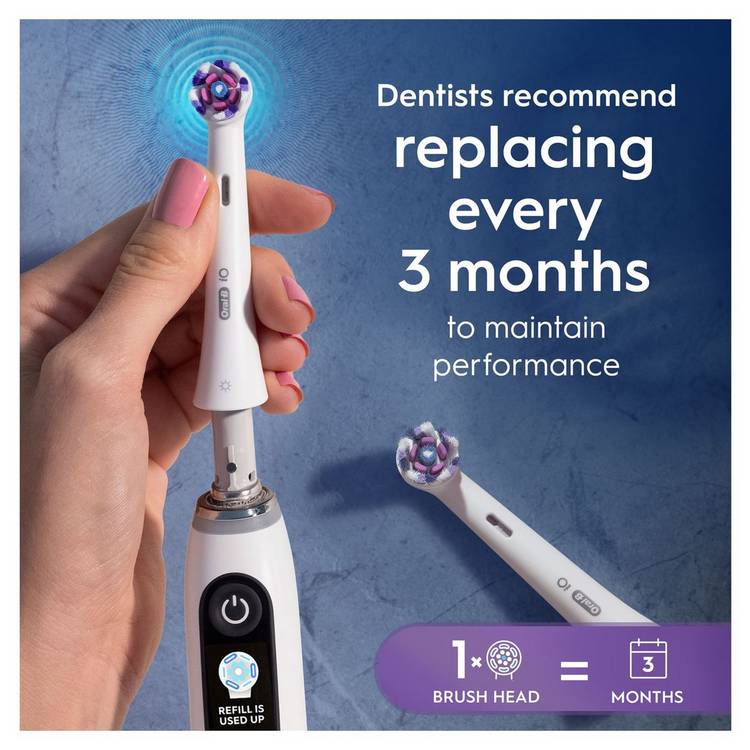 Oral-B iO Radiant White toothbrush heads 2 pack (British brand)