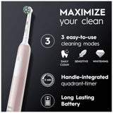 Oral-B Pro 1 pink electric toothbrush and travel case, imported from UK