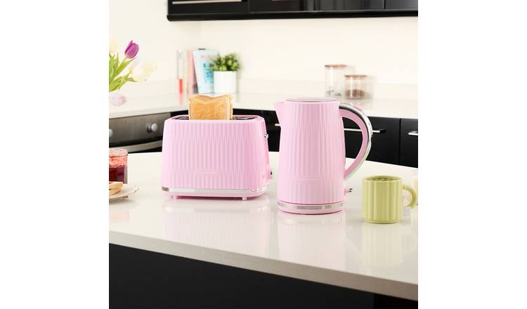 Russell Hobbs Eden kettle toaster raspberry pink, imported from the UK