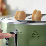 Russell Hobbs Stylevia 4 slice toaster in sage - British product
