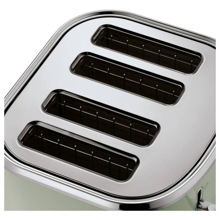 Russell Hobbs Stylevia 4 slice toaster in sage - British product